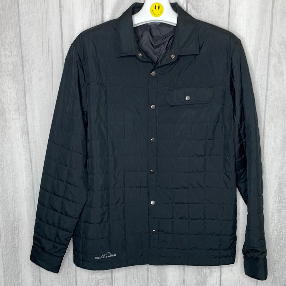 Eddie Bauer Men's Black Quilted Jacket